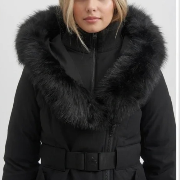 Toboggan Jackets & Coats Toboggan Womens Parka With Faux Fur Trim